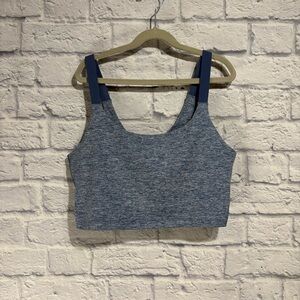 ✨3 for $20✨EUC Aerie Longline Heathered Blue Sports Bra Medium